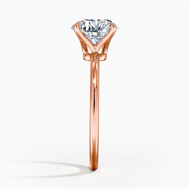 The Chloe Princess Cut Solitaire Moissanite Ring - Solstice