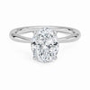 The Emma Oval Cut Moissanite Solitaire Ring