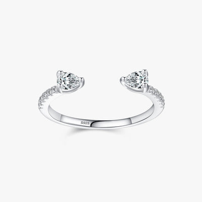 The Bianca Water Drop Open Ring - Solstice