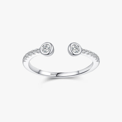 The Angelica Round Cut Open Ring - Solstice