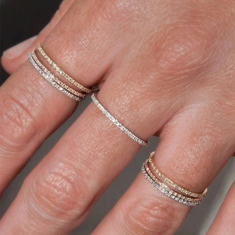 The Brigitte Stackable Half Band - Solstice