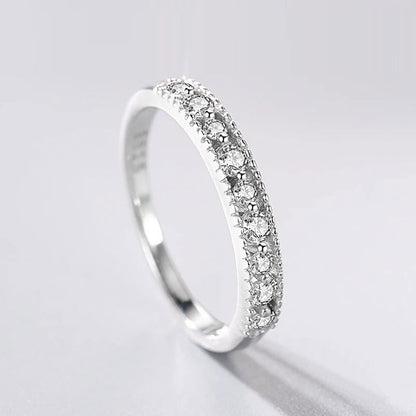 The Sophie Moissanite Half Eternity Band - Solstice