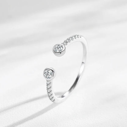 The Angelica Round Cut Open Ring - Solstice