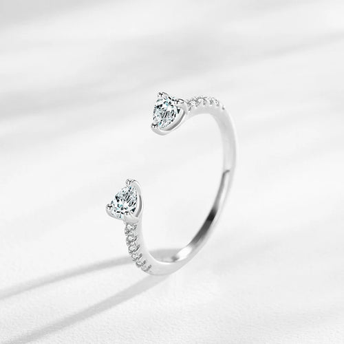 The Bianca Water Drop Open Ring