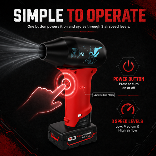AirBolt™ Cordless Jet Blower