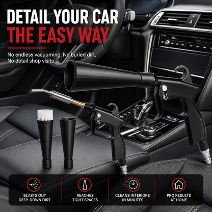 DeepBlast 360™ High-Pressure Car Interior Air Blaster