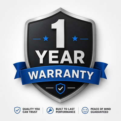 1 Year Warranty