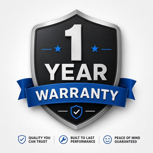 1 Year Warranty