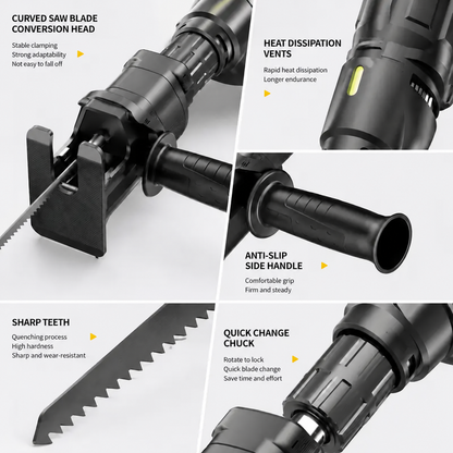 VersaCut™ | Drill-to-Saw Attachment