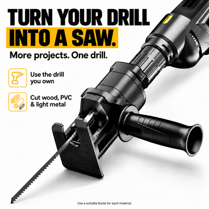 VersaCut™ | Drill-to-Saw Attachment
