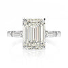 The Elodie Emerald Cut Moissanite Ring