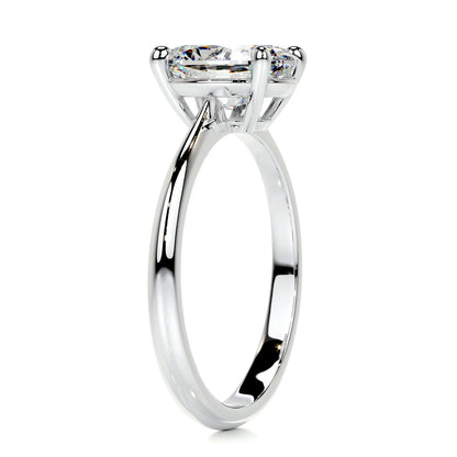 The Emma Oval Cut Moissanite Solitaire Ring - Solstice