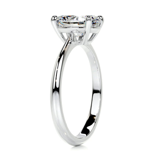 The Emma Oval Cut Moissanite Solitaire Ring