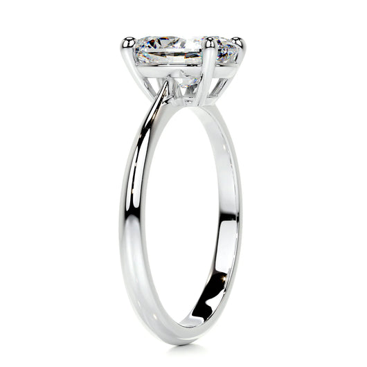 The Emma Oval Cut Moissanite Solitaire Ring - Solstice