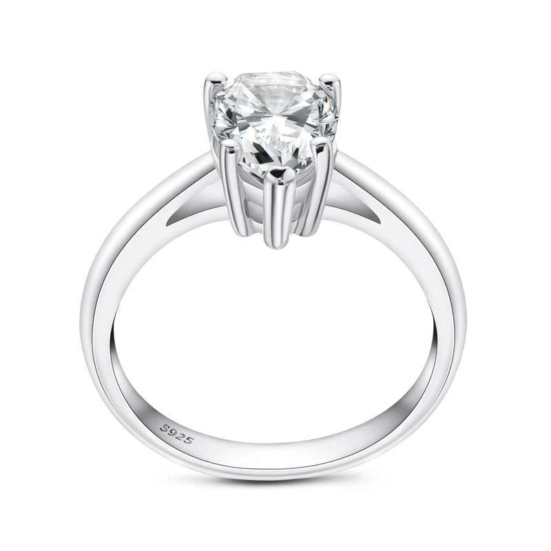 The Alice Pear Cut Solitaire Moissanite Ring - Solstice