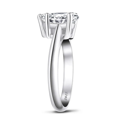 The Alice Pear Cut Solitaire Moissanite Ring - Solstice
