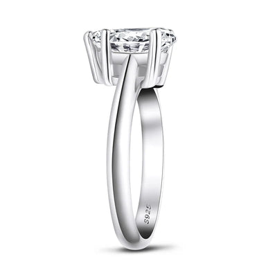 The Alice Pear Cut Solitaire Moissanite Ring - Solstice