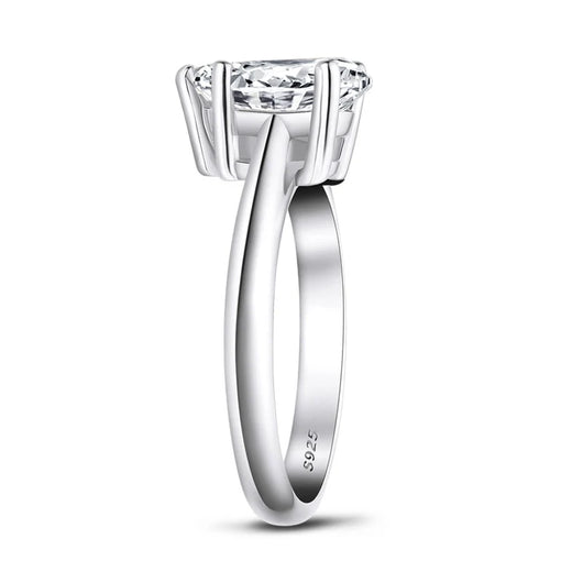 The Alice Pear Cut Solitaire Moissanite Ring - Solstice