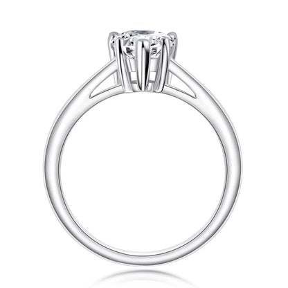 The Alice Pear Cut Solitaire Moissanite Ring - Solstice
