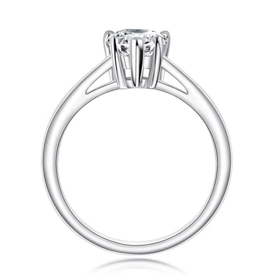 The Alice Pear Cut Solitaire Moissanite Ring - Solstice