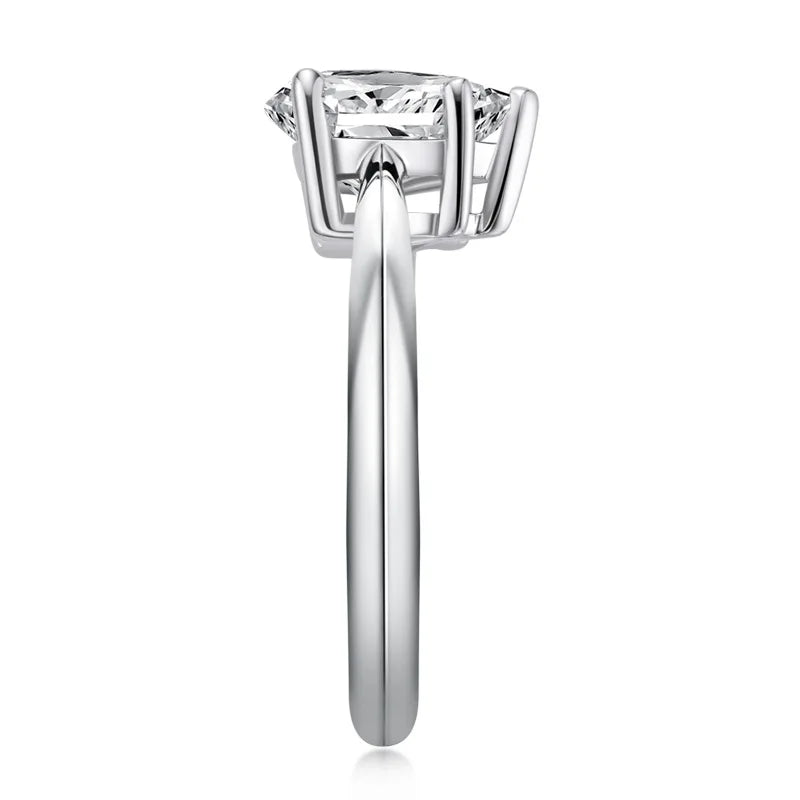 The Alice Pear Cut Solitaire Moissanite Ring - Solstice