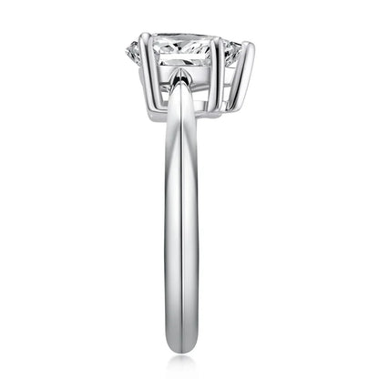 The Alice Pear Cut Solitaire Moissanite Ring - Solstice