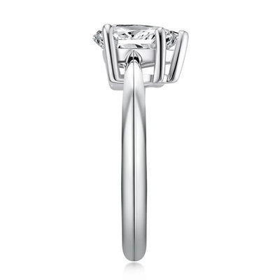 The Alice Pear Cut Solitaire Moissanite Ring - Solstice