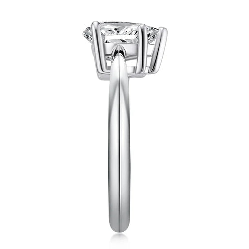 The Alice Pear Cut Solitaire Moissanite Ring