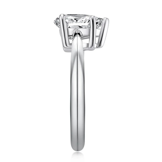 The Alice Pear Cut Solitaire Moissanite Ring - Solstice