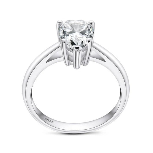 The Alice Pear Cut Solitaire Moissanite Ring - Solstice