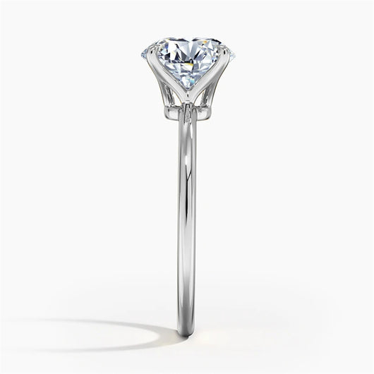 The Chloe Princess Cut Solitaire Moissanite Ring - Solstice