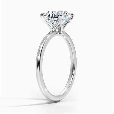 The Chloe Princess Cut Solitaire Moissanite Ring - Solstice
