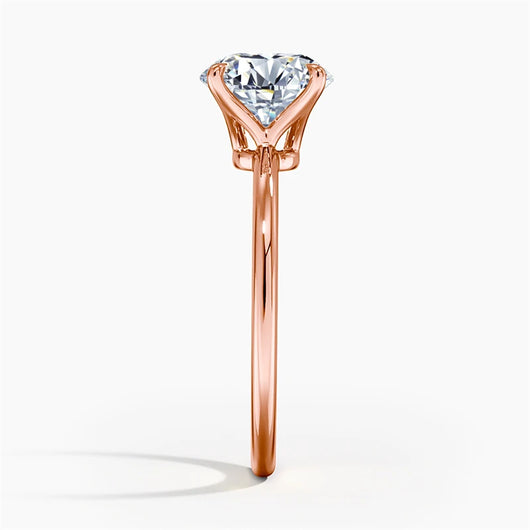 The Chloe Princess Cut Solitaire Moissanite Ring - Solstice