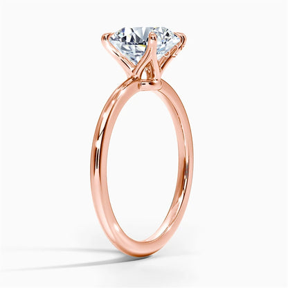 The Chloe Princess Cut Solitaire Moissanite Ring