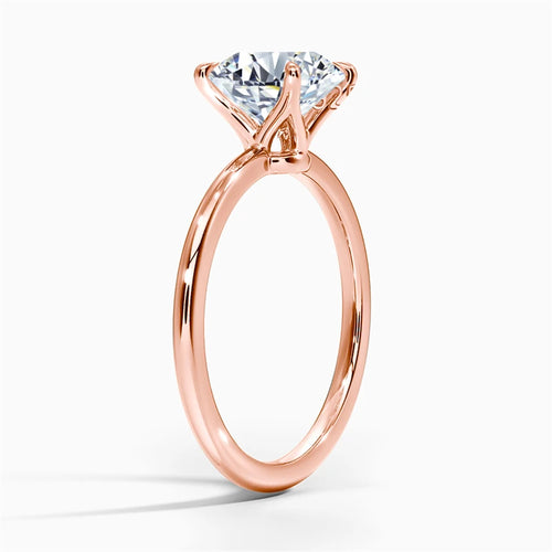 The Chloe Princess Cut Solitaire Moissanite Ring