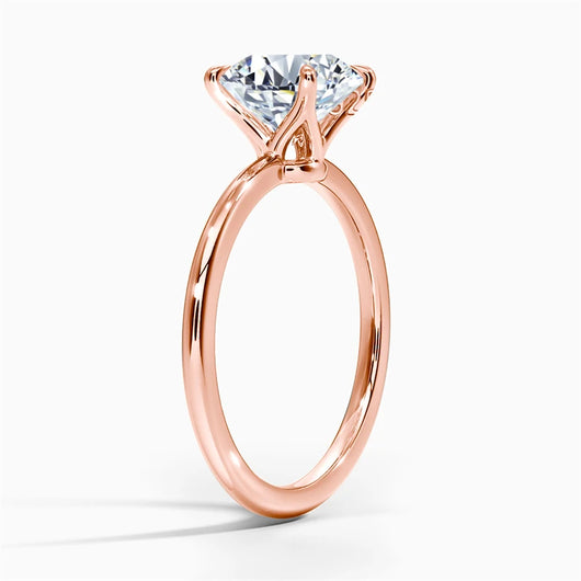 The Chloe Princess Cut Solitaire Moissanite Ring - Solstice