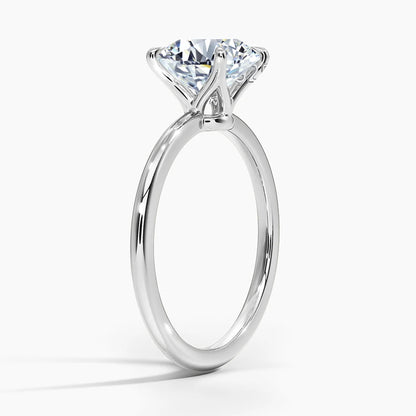 The Diana | Round Cut Moissanite Solitaire Engagement Ring